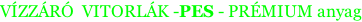 VÍZZÁRÓ  VITORLÁK -PES - PRÉMIUM anyag